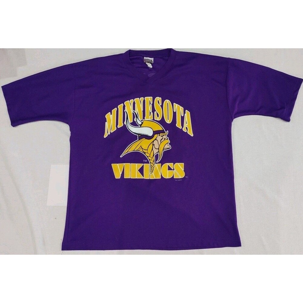 Vintage 1998 NFL Minnesota Vikings Cris Carter #80 Shirt Adult XL Made In USA